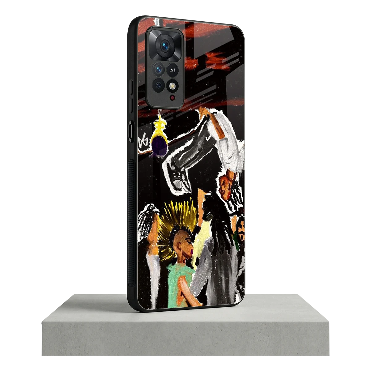Gravity Break redmi note 11 pro mobile cover | shockproof glass phone case