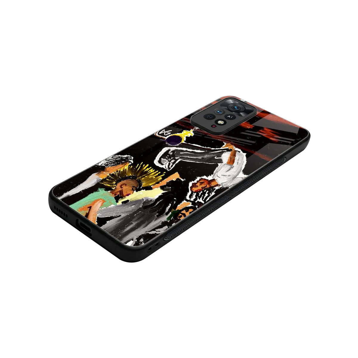 Gravity Break stylish phone case for redmi note 11 pro | glossy glass and slim fit