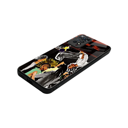 Gravity Break stylish phone case for redmi note 11 pro | glossy glass and slim fit