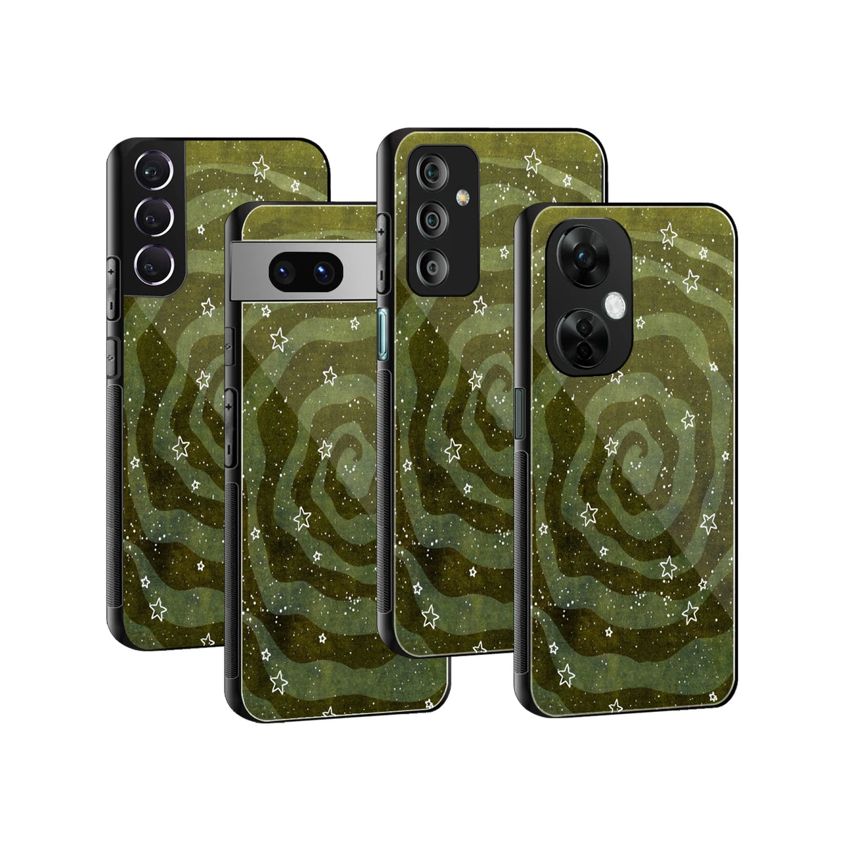 Stylish Glass Back Case for All Smartphones iPhone, Samsung, OnePlus, Pixel, Redmi, Oppo, Vivo, Motorola