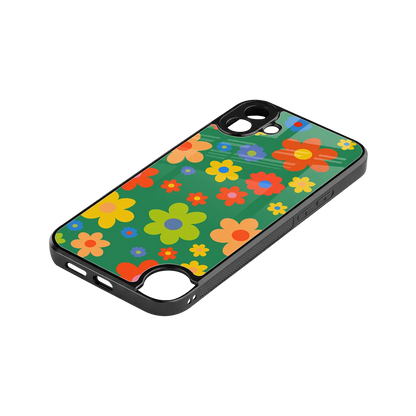 Greenery Blossom stylish phone case for cmf nothing phone 1 | glossy glass and slim fit