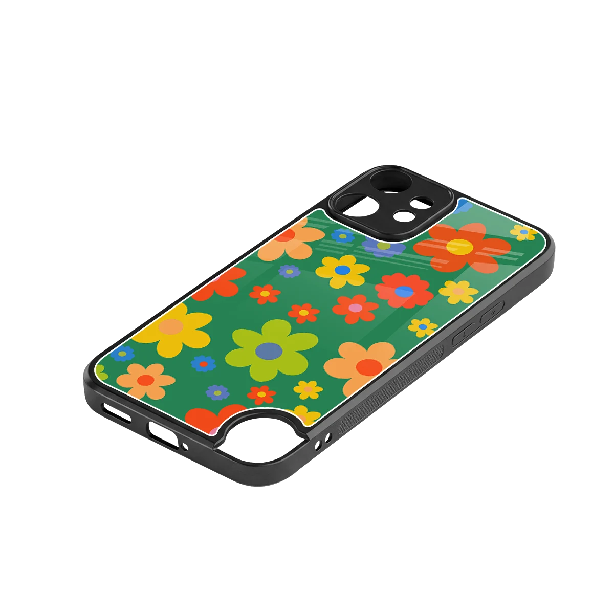 Greenery Blossom stylish phone case for cmf nothing phone 2 pro | glossy glass and slim fit