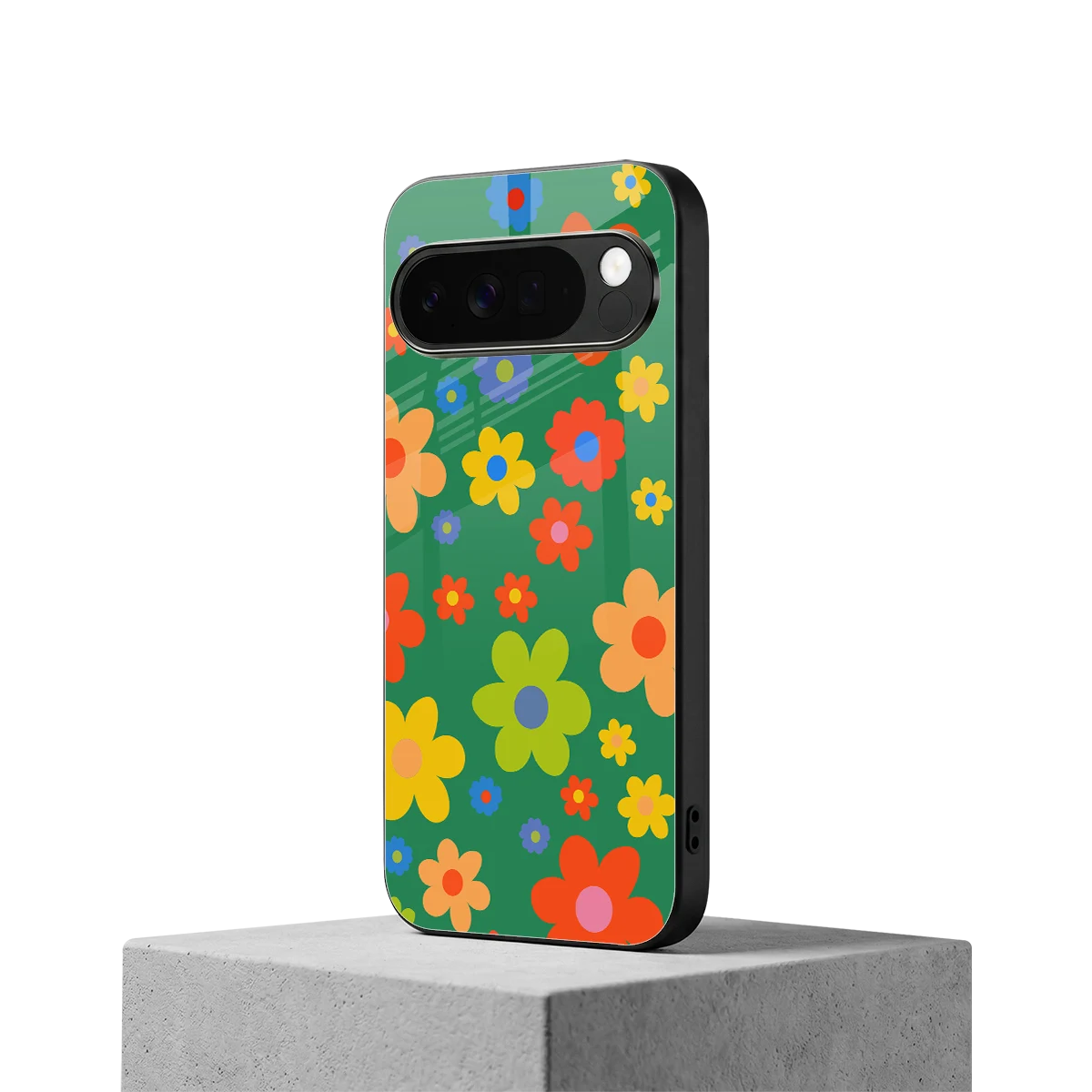 Greenery Blossom google pixel 10 pro xl mobile cover | shockproof glass phone case