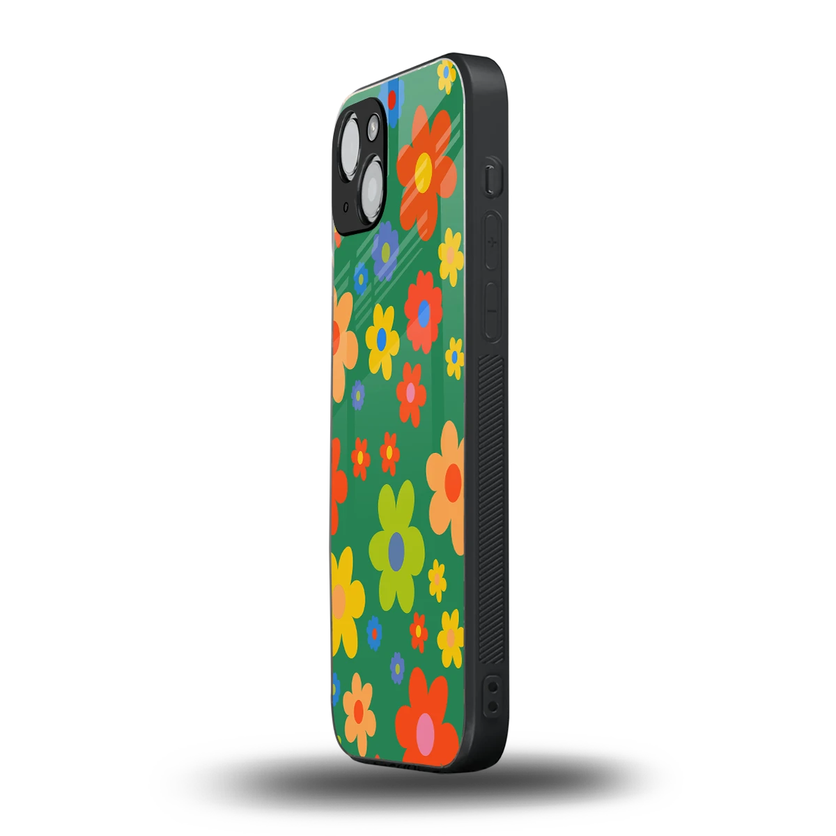 Greenery Blossom iphone 14 mobile cover | shockproof glass phone case