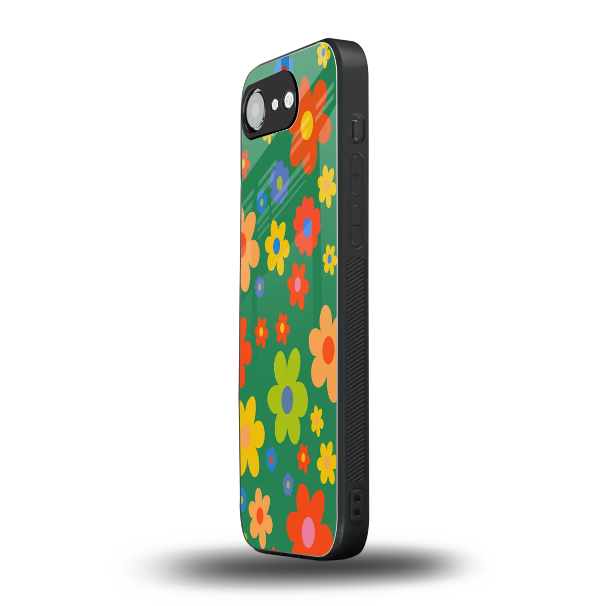 Greenery Blossom iphone 16e mobile cover | shockproof glass phone case