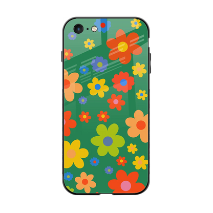 Greenery Blossom back phone cover | glass case for iphone 6s