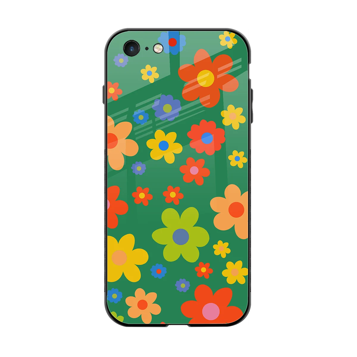 Greenery Blossom back phone cover | glass case for iphone 6s plus