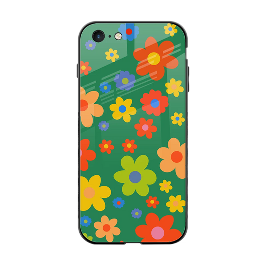 Greenery Blossom back phone cover | glass case for iphone 6s plus