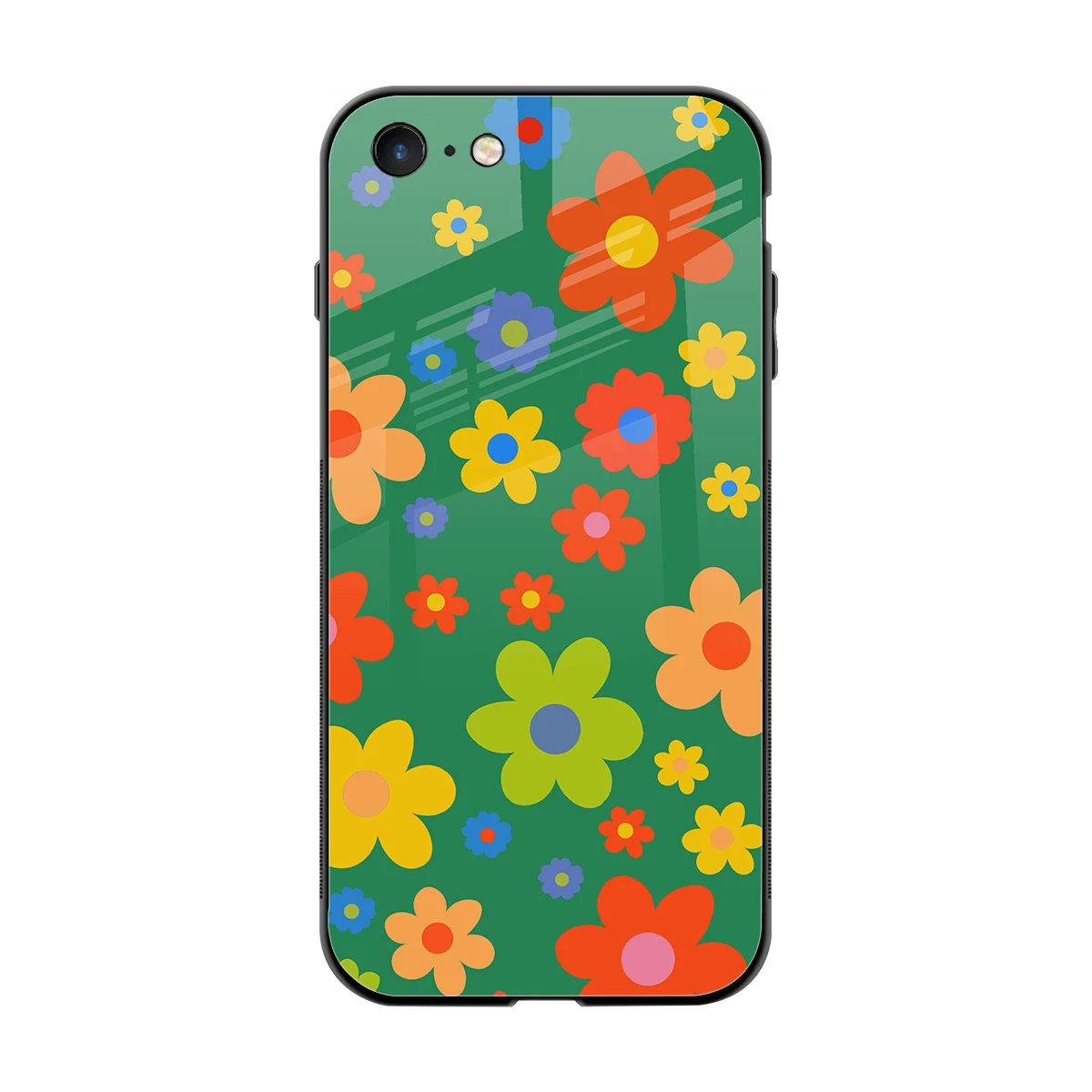 Greenery Blossom back phone cover | glass case for iphone 7
