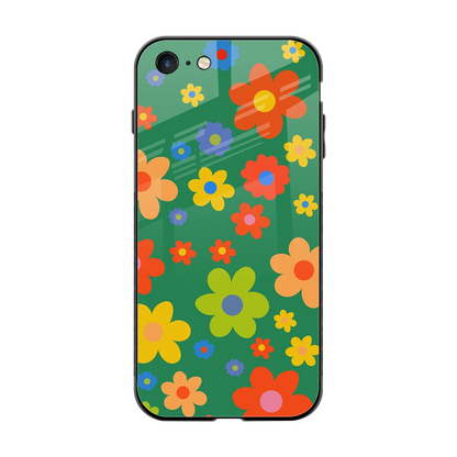 Greenery Blossom back phone cover | glass case for iphone 7