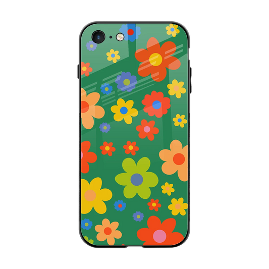 Greenery Blossom back phone cover | glass case for iphone 7