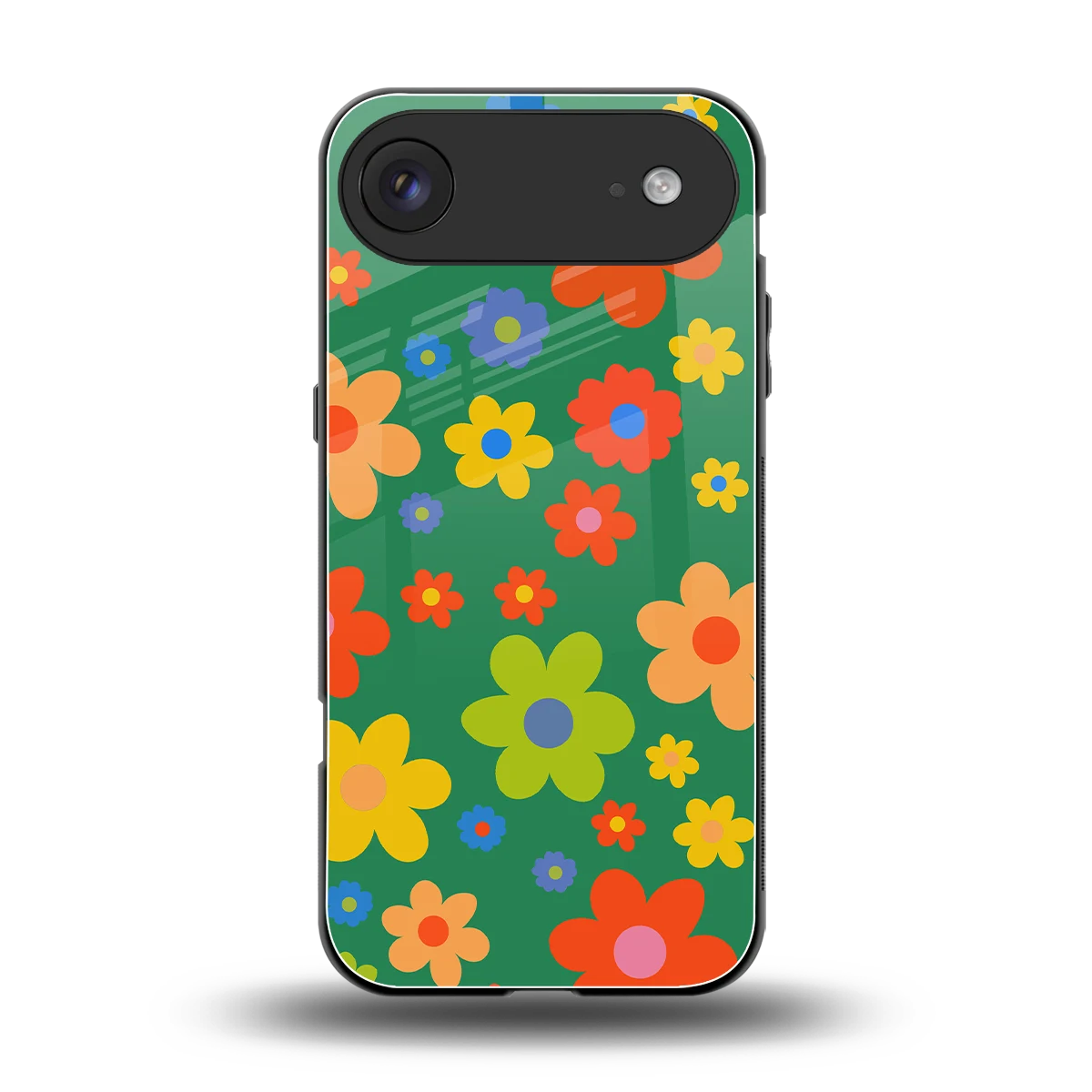 Greenery Blossom back phone cover | glass case for iphone air
