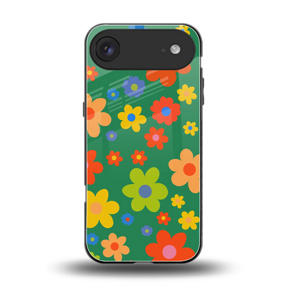 Greenery Blossom back phone cover | glass case for iphone air