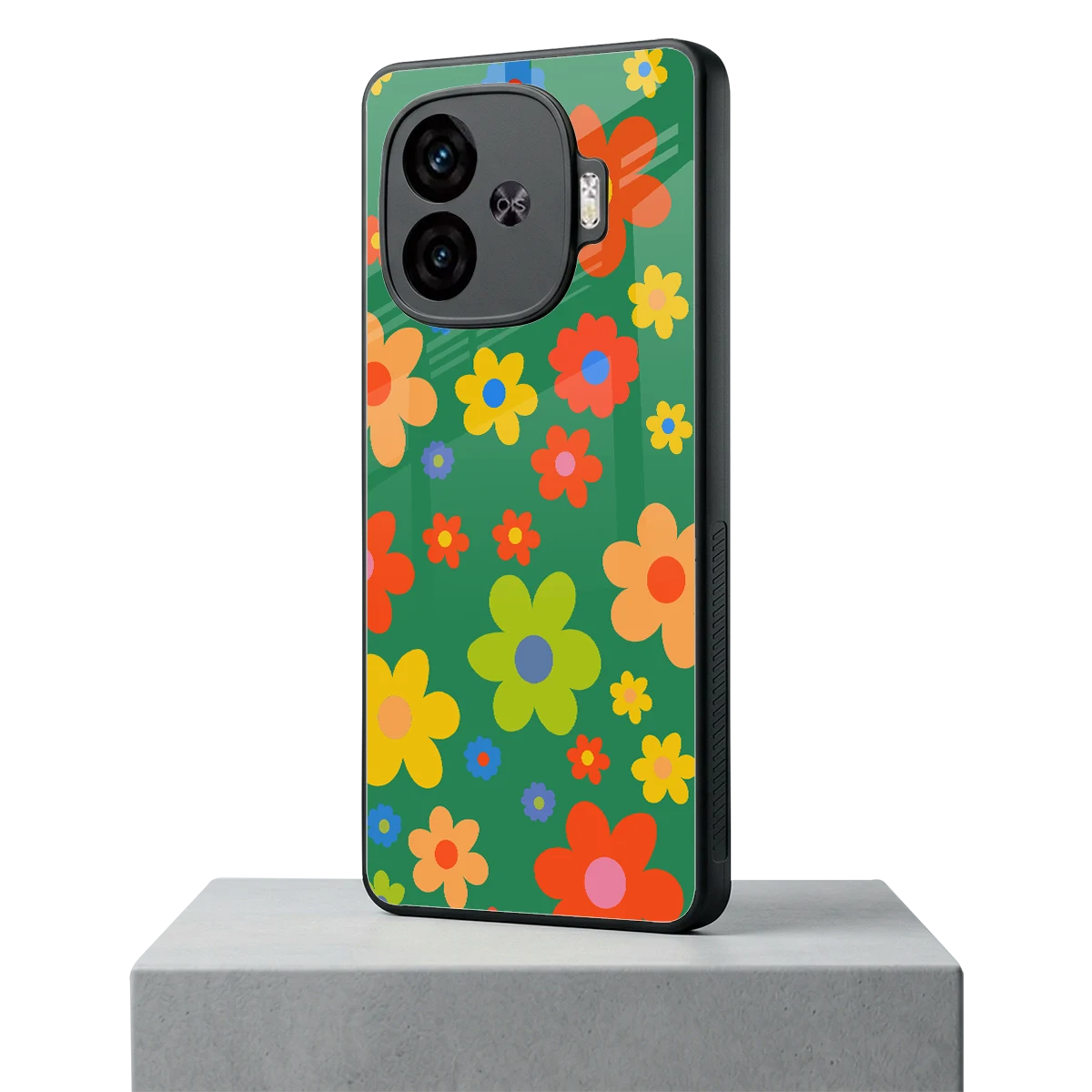 Greenery Blossom iqoo neo 10r 5g mobile cover | shockproof glass phone case
