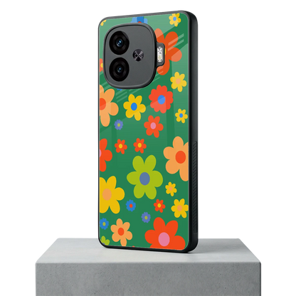 Greenery Blossom iqoo neo 10r 5g mobile cover | shockproof glass phone case