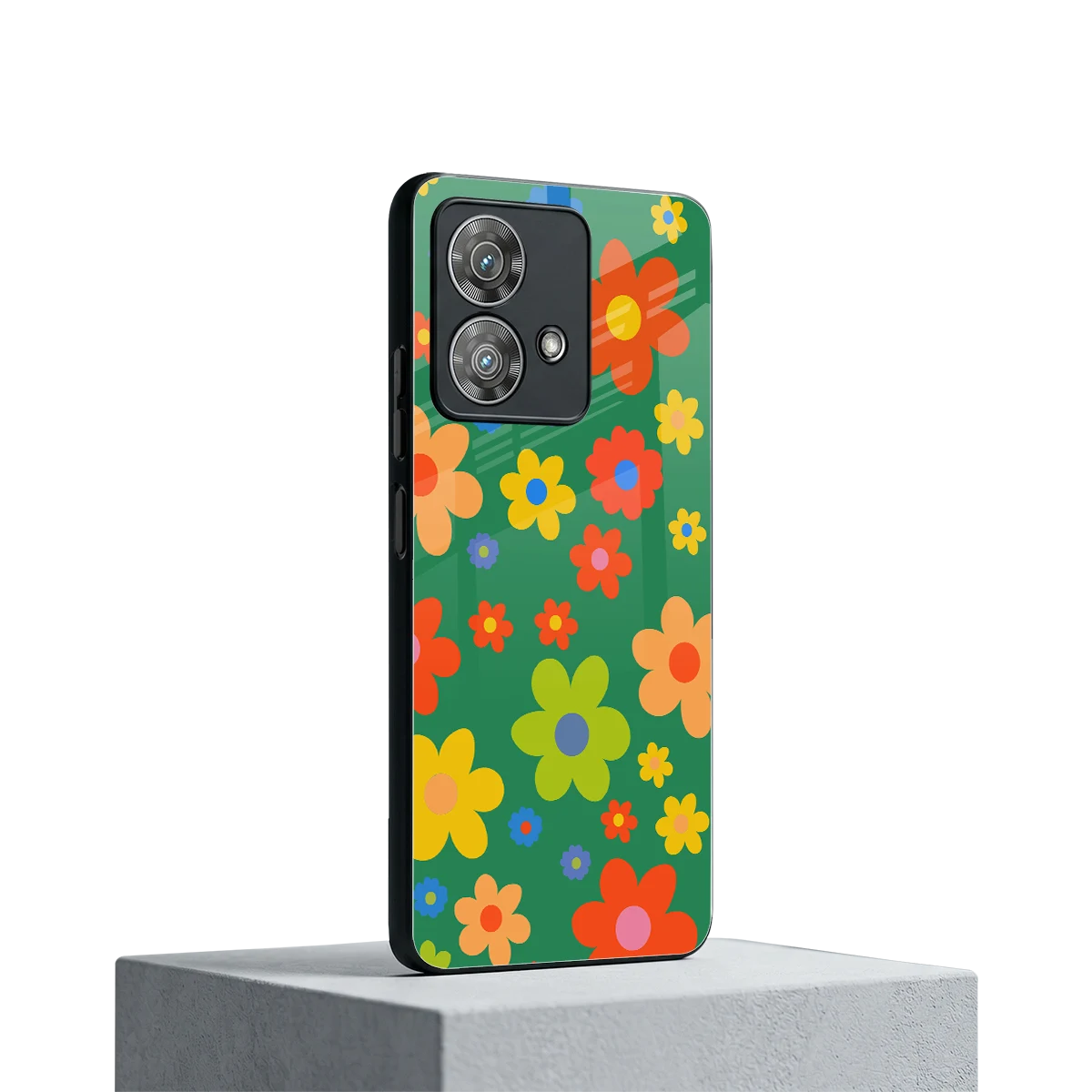 Greenery Blossom motorola edge 40 neo 5g mobile cover | shockproof glass phone case