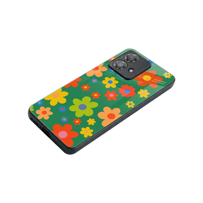 Greenery Blossom stylish phone case for motorola edge 40 neo 5g | glossy glass and slim fit