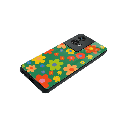Greenery Blossom stylish phone case for motorola edge 50 fusion | glossy glass and slim fit