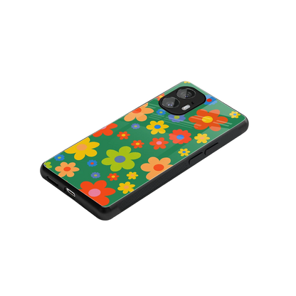 Greenery Blossom stylish phone case for nothing phone 2 | glossy glass and slim fit