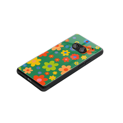 Greenery Blossom stylish phone case for nothing phone 2a | glossy glass and slim fit