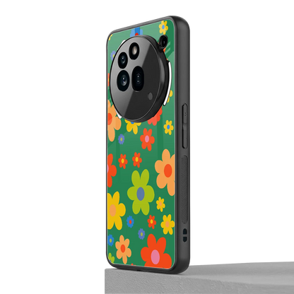 Greenery Blossom nothing phone 3a pro mobile cover | shockproof glass phone case