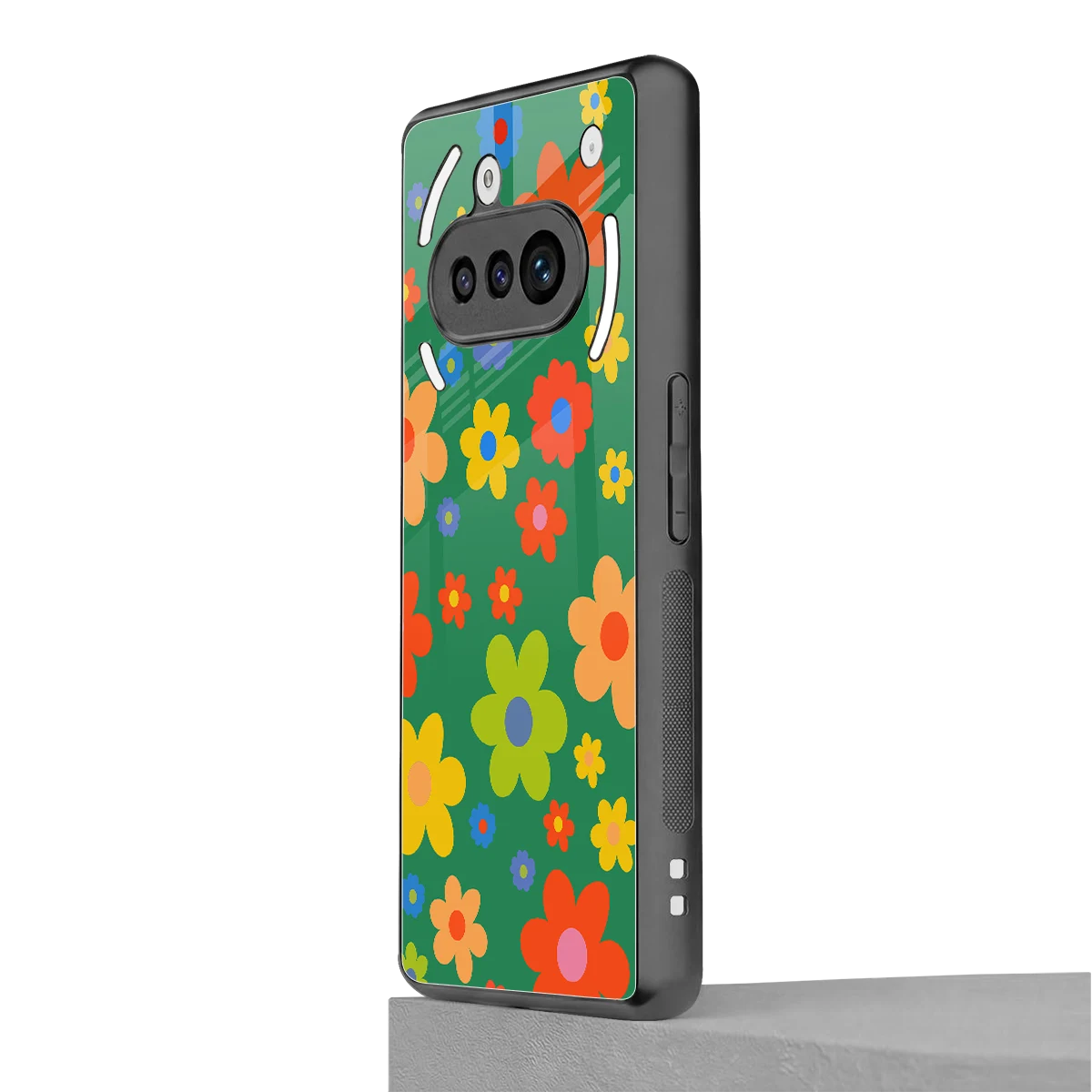 Greenery Blossom nothing phone 3a mobile cover | shockproof glass phone case
