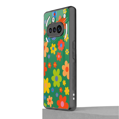 Greenery Blossom nothing phone 3a mobile cover | shockproof glass phone case
