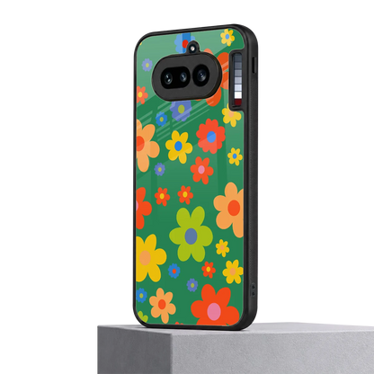Greenery Blossom nothing phone 4a mobile cover | shockproof glass phone case