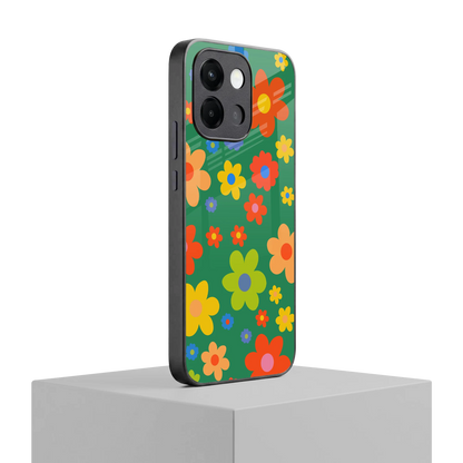 Greenery Blossom oneplus 13s mobile cover | shockproof glass phone case