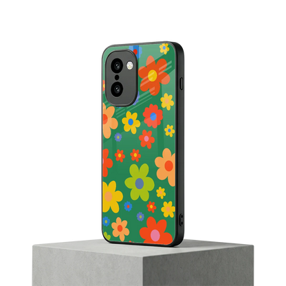 Greenery Blossom oneplus 15r mobile cover | shockproof glass phone case