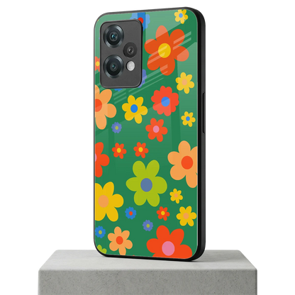 Greenery Blossom oneplus nord ce 2 lite mobile cover | shockproof glass phone case