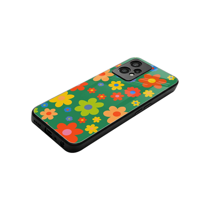 Greenery Blossom stylish phone case for oneplus nord ce 2 lite | glossy glass and slim fit