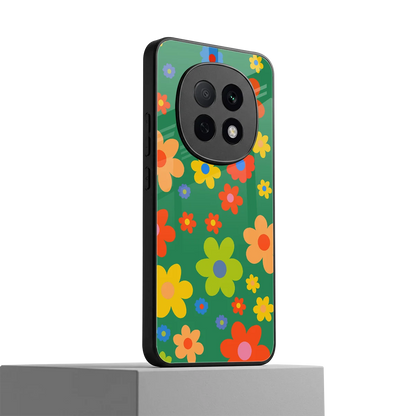 Greenery Blossom oppo f29 pro 5g mobile cover | shockproof glass phone case