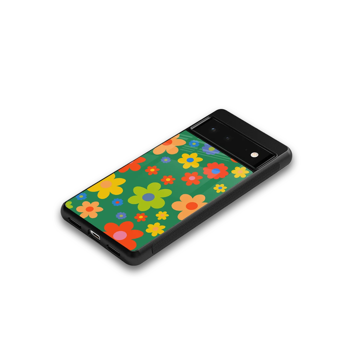 Greenery Blossom google pixel 6 mobile cover | shockproof glass phone case