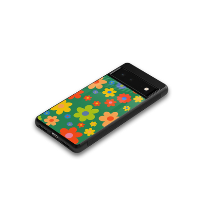 Greenery Blossom google pixel 6 mobile cover | shockproof glass phone case