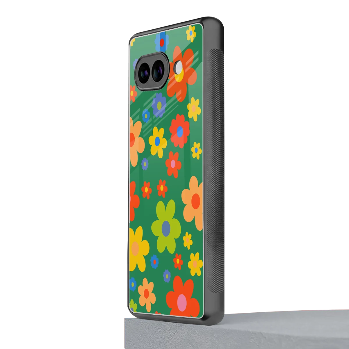 Greenery Blossom google pixel 9a mobile cover | shockproof glass phone case
