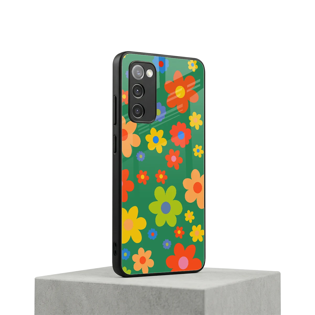 Greenery Blossom samsung galaxy s20 fe mobile cover | shockproof glass phone case