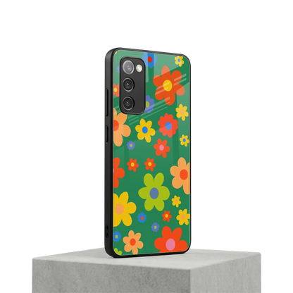 Greenery Blossom samsung galaxy s20 fe mobile cover | shockproof glass phone case