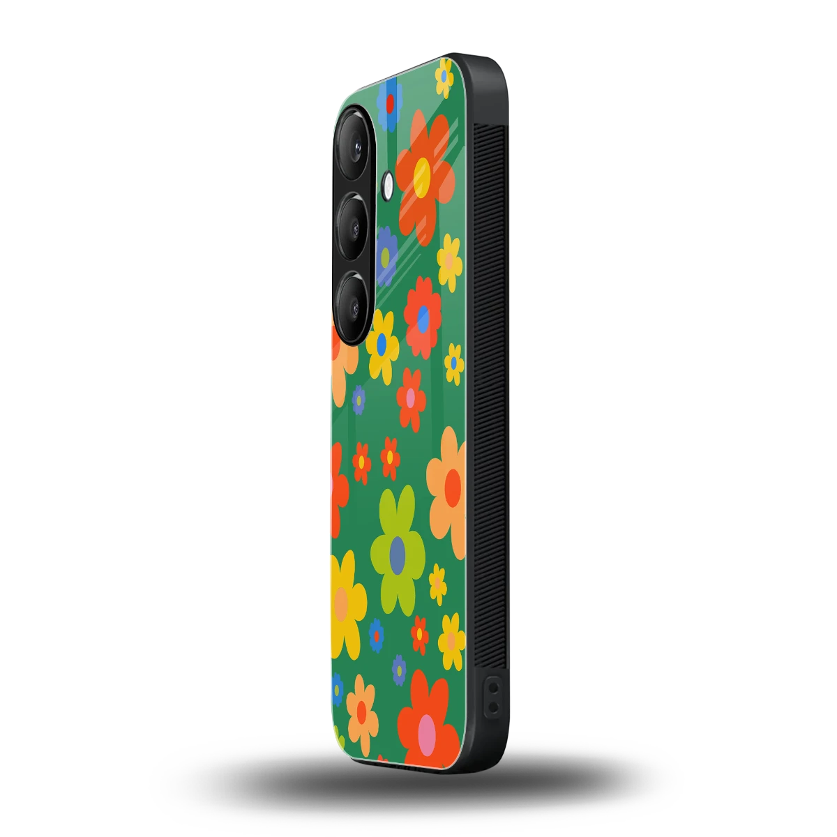 Greenery Blossom samsung galaxy s24 mobile cover | shockproof glass phone case