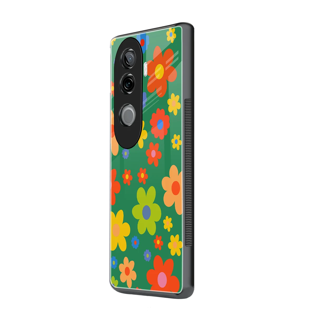 Greenery Blossom vivo v40e mobile cover | shockproof glass phone case