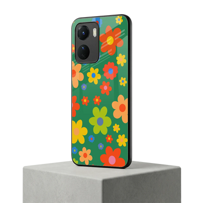 Greenery Blossom vivo y16 mobile cover | shockproof glass phone case