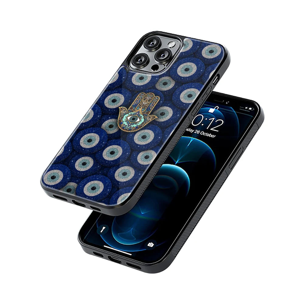 Protective Glass Back Phone Case Compatible with iPhone, Samsung, OnePlus, Pixel & More