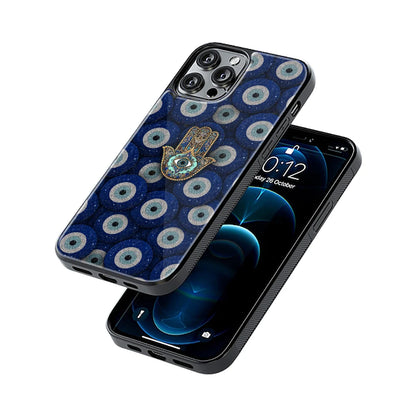 Protective Glass Back Phone Case Compatible with iPhone, Samsung, OnePlus, Pixel & More