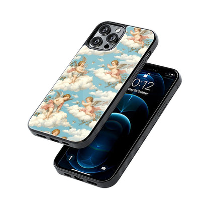 Protective Glass Back Phone Case Compatible with iPhone, Samsung, OnePlus, Pixel & More