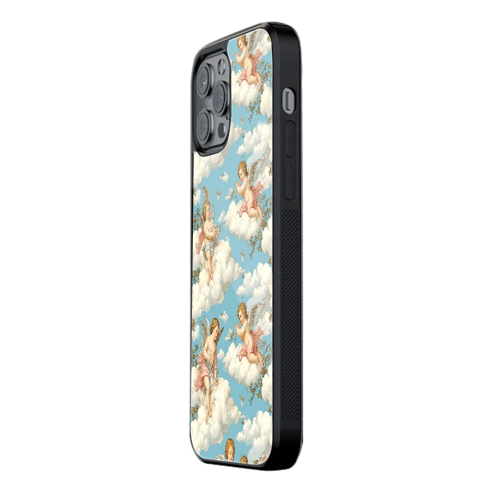 Trendy Glass Back Mobile Case for iPhone, Samsung, Redmi, OnePlus, Google Pixel, Motorola
