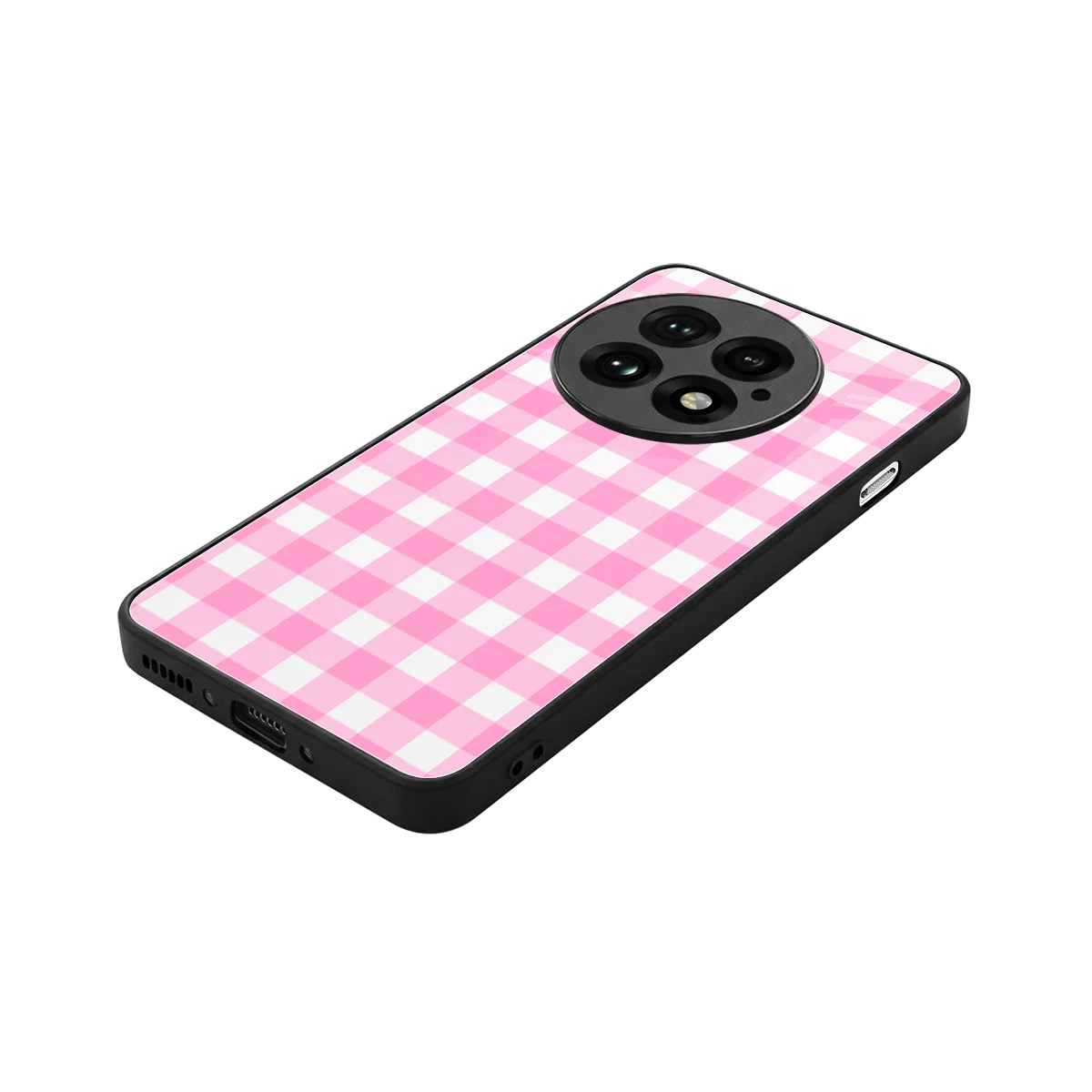 Hankie Harmony stylish phone case for oneplus 13 | glossy glass and slim fit