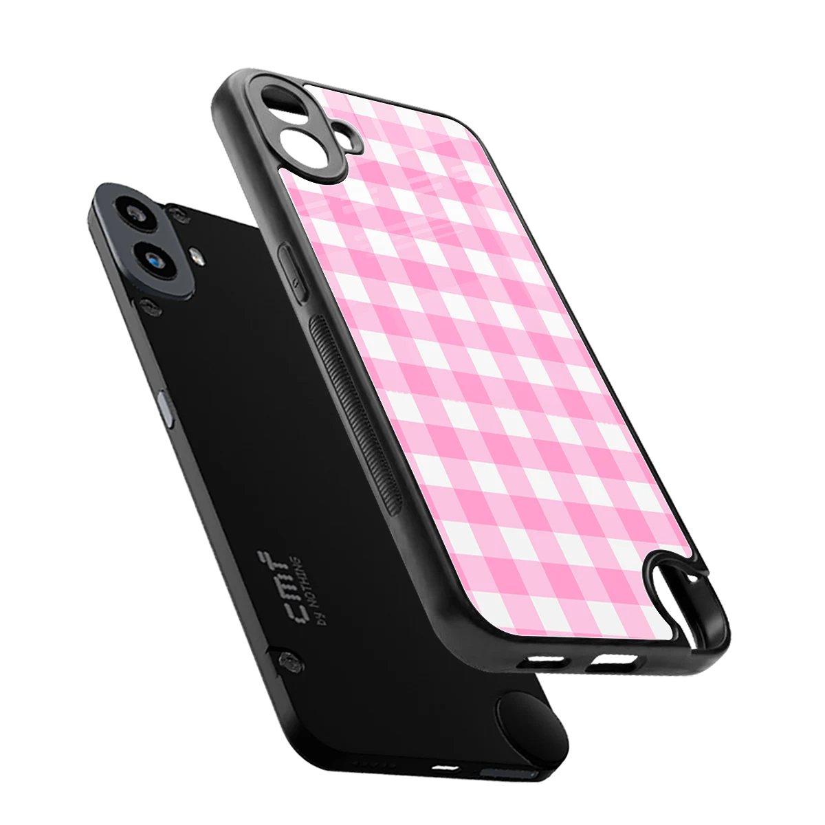 Hankie Harmony sleek cmf nothing phone 1 cover with tempered glass back and TPU edges