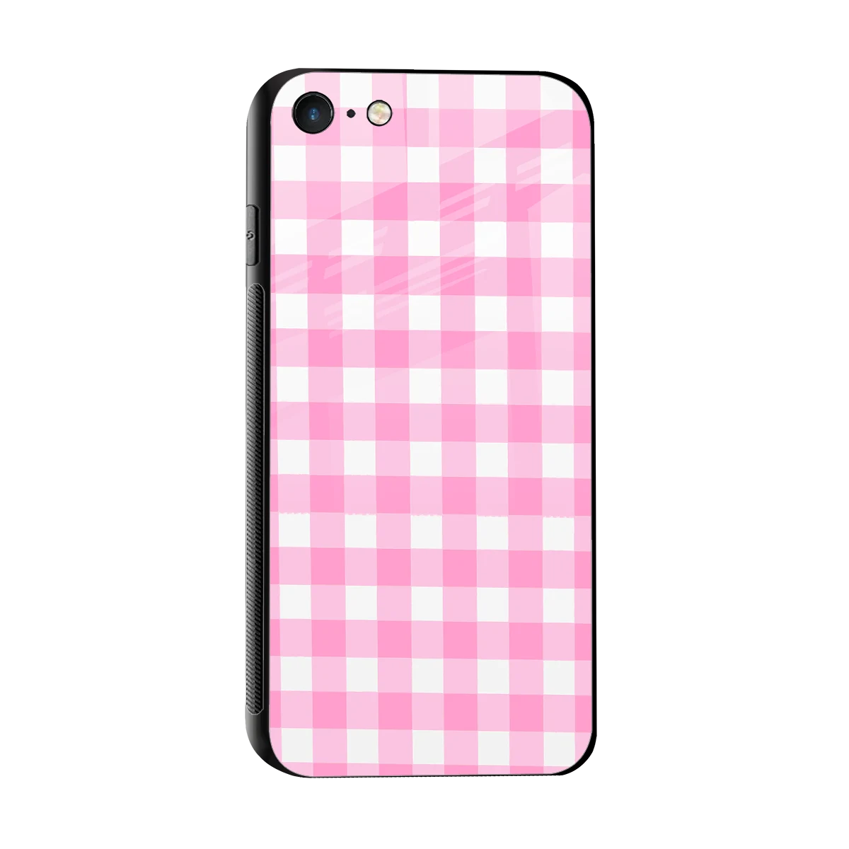 Hankie Harmony sleek iphone 7 cover with tempered glass back and TPU edges
