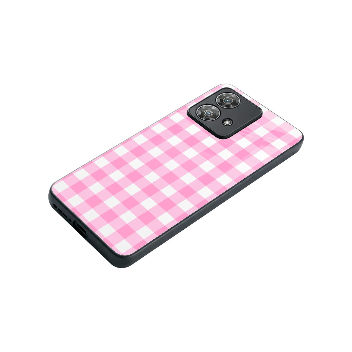 Hankie Harmony stylish phone case for motorola edge 40 neo 5g | glossy glass and slim fit