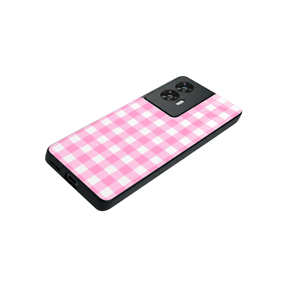 Hankie Harmony stylish phone case for motorola edge 50 fusion | glossy glass and slim fit